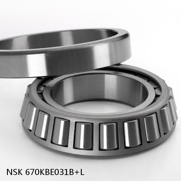 670KBE031B+L NSK Tapered roller bearing