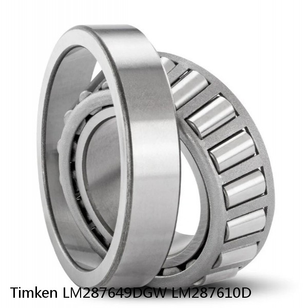 LM287649DGW LM287610D Timken Tapered Roller Bearing