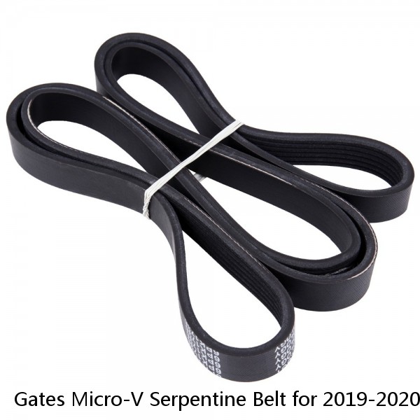Gates Micro-V Serpentine Belt for 2019-2020 BMW 330i xDrive 2.0L L4 vs