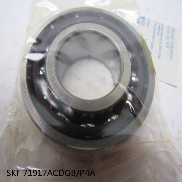 71917ACDGB/P4A SKF Super Precision,Super Precision Bearings,Super Precision Angular Contact,71900 Series,25 Degree Contact Angle