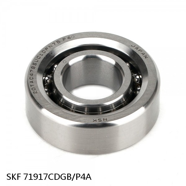 71917CDGB/P4A SKF Super Precision,Super Precision Bearings,Super Precision Angular Contact,71900 Series,15 Degree Contact Angle